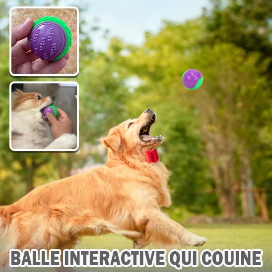 Balle couinante interactive